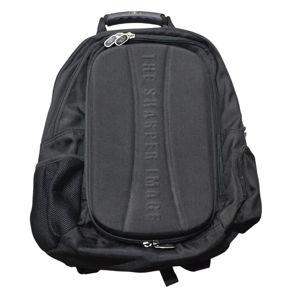 Sharper Image Black Multi Compartment Laptop Backpack Speaker System